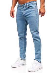 Slim Fit vyriški džinsai Mėlyna Bolf 6480