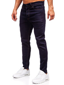 Slim Fit vyriški džinsai Tamsiai mėlyna Bolf 5367