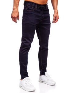 Slim Fit vyriški džinsai Tamsiai mėlyna Bolf 5367