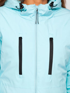 Šviesiai mėlyna moteriška sportinė žieminė striukė Bolf HH012A