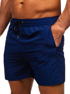 Tamsiai mėlyni vyriški maudymosi šortai Bolf XL018