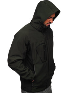 Vyriška striukė softshell chaki Bolf T019