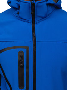 Vyriška striukė softshell mėlyna Bolf T019