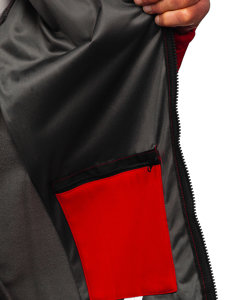 Vyriška striukė softshell raudona Bolf T019