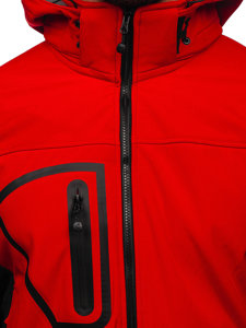 Vyriška striukė softshell raudona Bolf T019