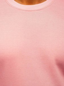 Vyriškas džemperis be gobtuvo šviesiai rožinis Bolf 2001