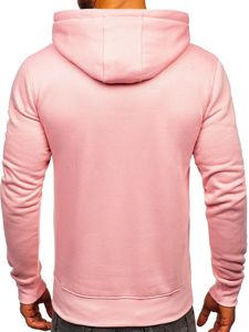 Vyriškas džemperis su gobtuvu šviesiai rožinis Bolf 2009