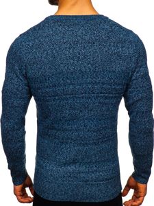 Vyriškas megztinis mėlynas Bolf H1926
