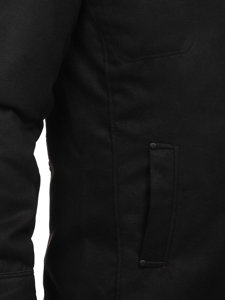 Vyriškas paltas juodas Bolf 8856