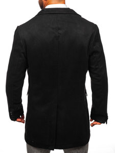 Vyriškas žieminis paltas juodas Bolf 1047