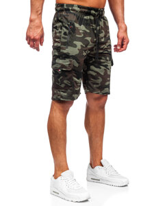 Vyriški Camo Cargo šortai Khaki Bolf JX875