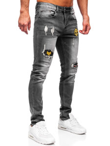 Vyriški Slim Fit džinsai Grafitas Bolf MP0167G