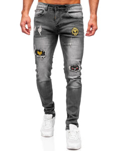 Vyriški Slim Fit džinsai Grafitas Bolf MP0167G