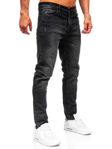 Vyriški Slim Fit džinsai Juoda Bolf 6504