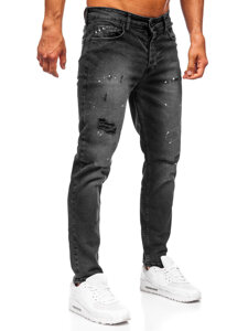 Vyriški Slim Fit džinsai Juoda Bolf 6533