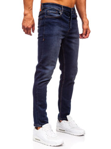 Vyriški Slim Fit džinsai Juoda Bolf 6576