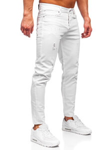 Vyriški džinsai slim fit Baltas Bolf 5876