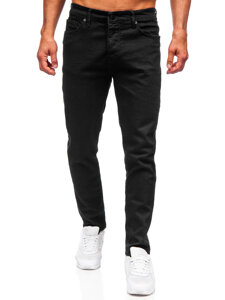 Vyriški džinsai slim fit Juoda Bolf 6500