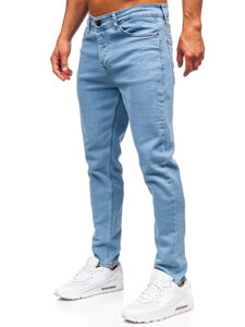 Vyriški džinsai slim fit Mėlyna Bolf 6460