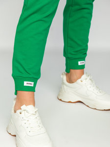 Žalios moteriškos sportinės kelnės Bolf VE13
